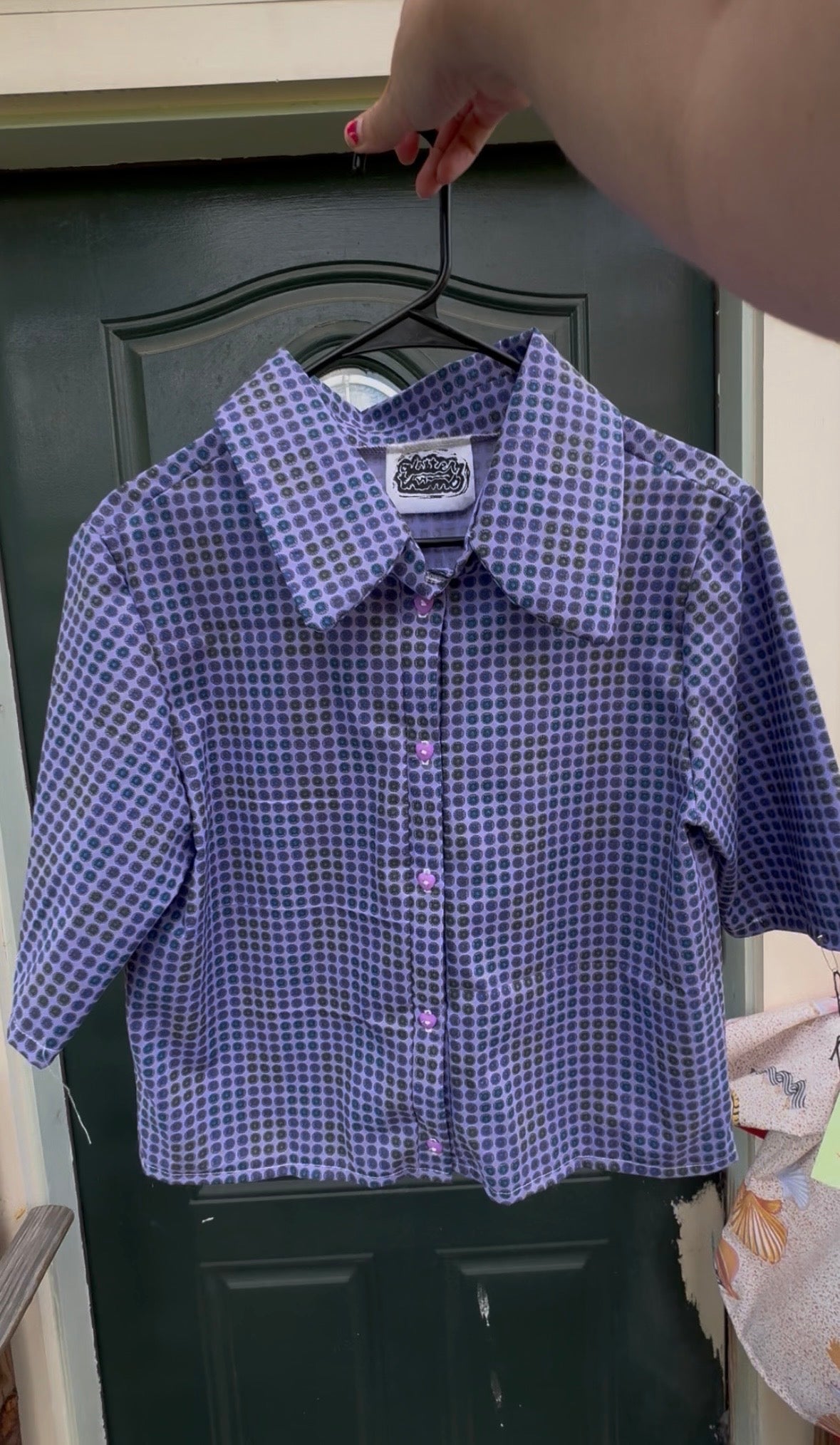 Purple Button Up