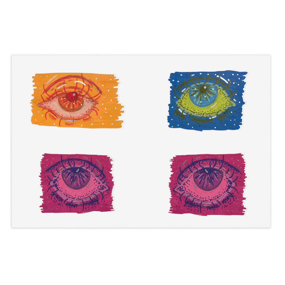 Eyeball Sticker Sheets