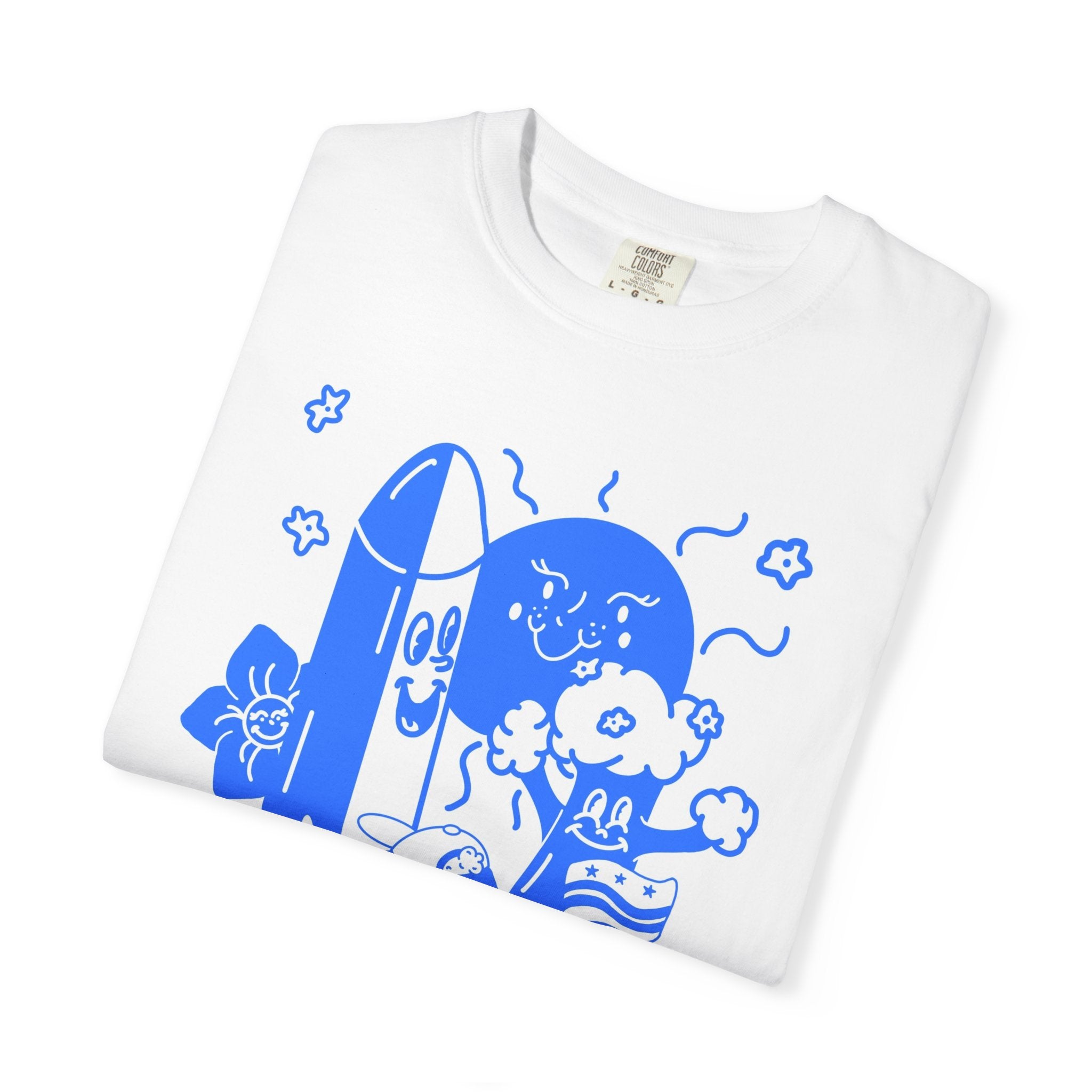 Retro Washington DC Cartoon T-Shirt