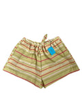 Striped drawstring shorts