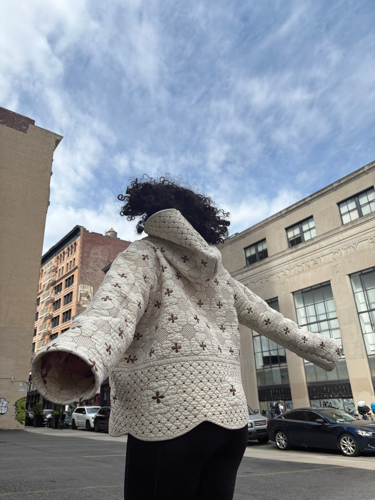 Quilted Hoodie