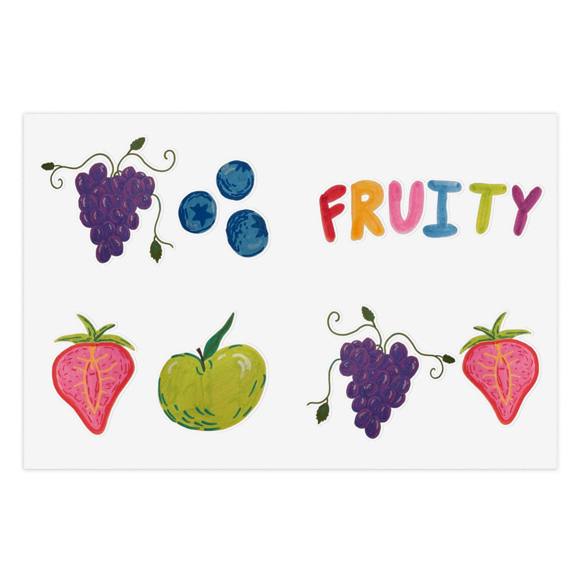 Fruity Sticker Sheet