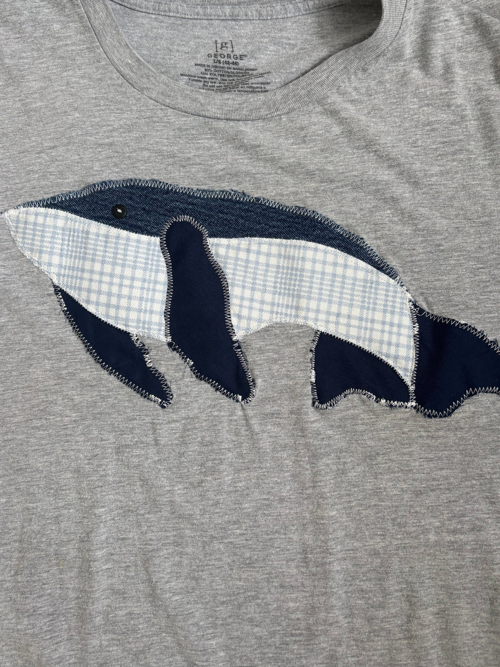 Whale patch shirt
