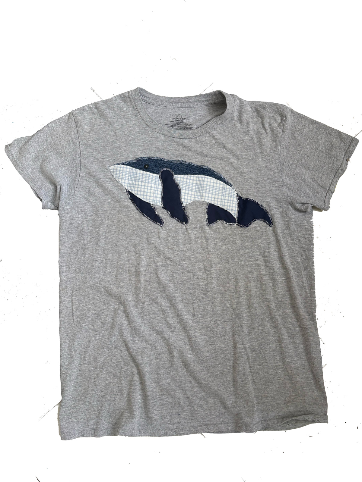 Whale patch shirt