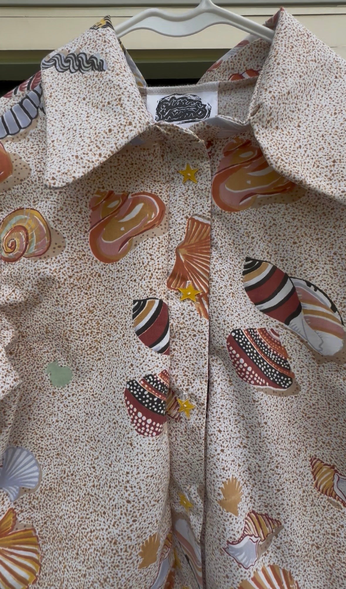 Sea Shell Button Up