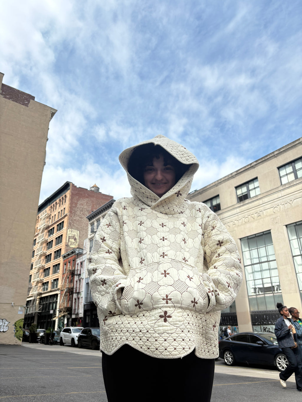 Quilted Hoodie