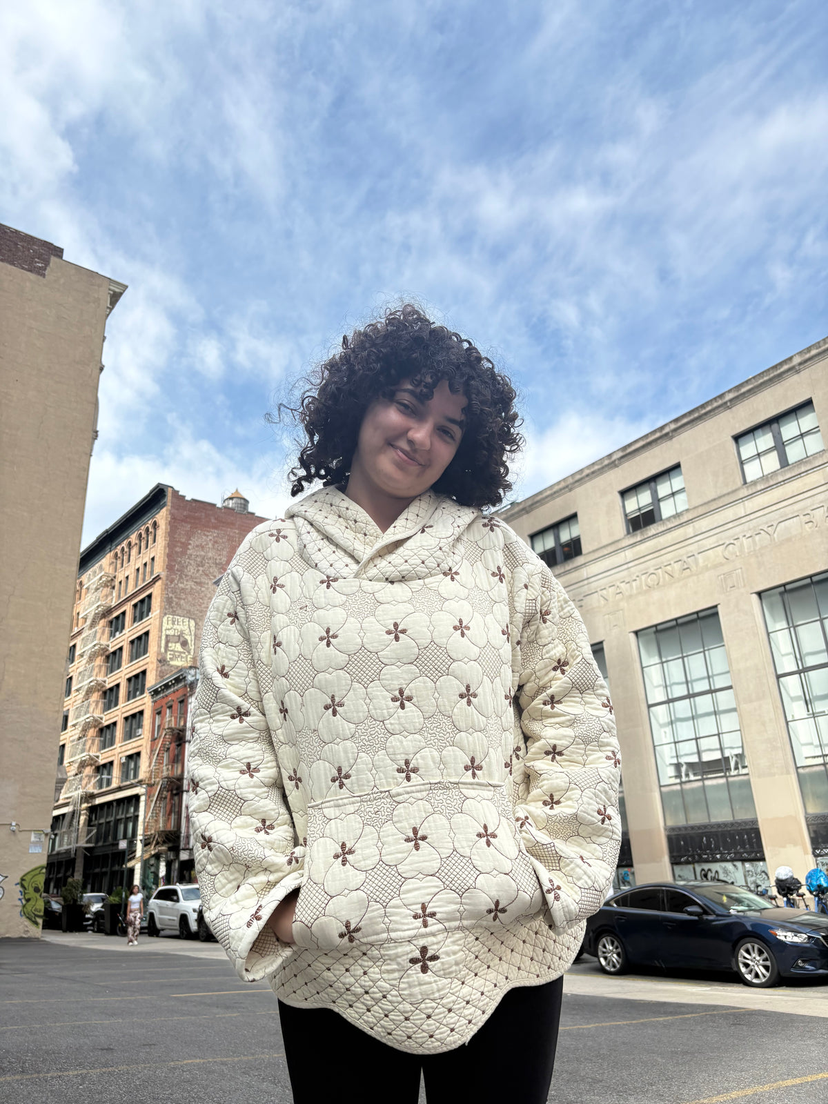 Quilted Hoodie
